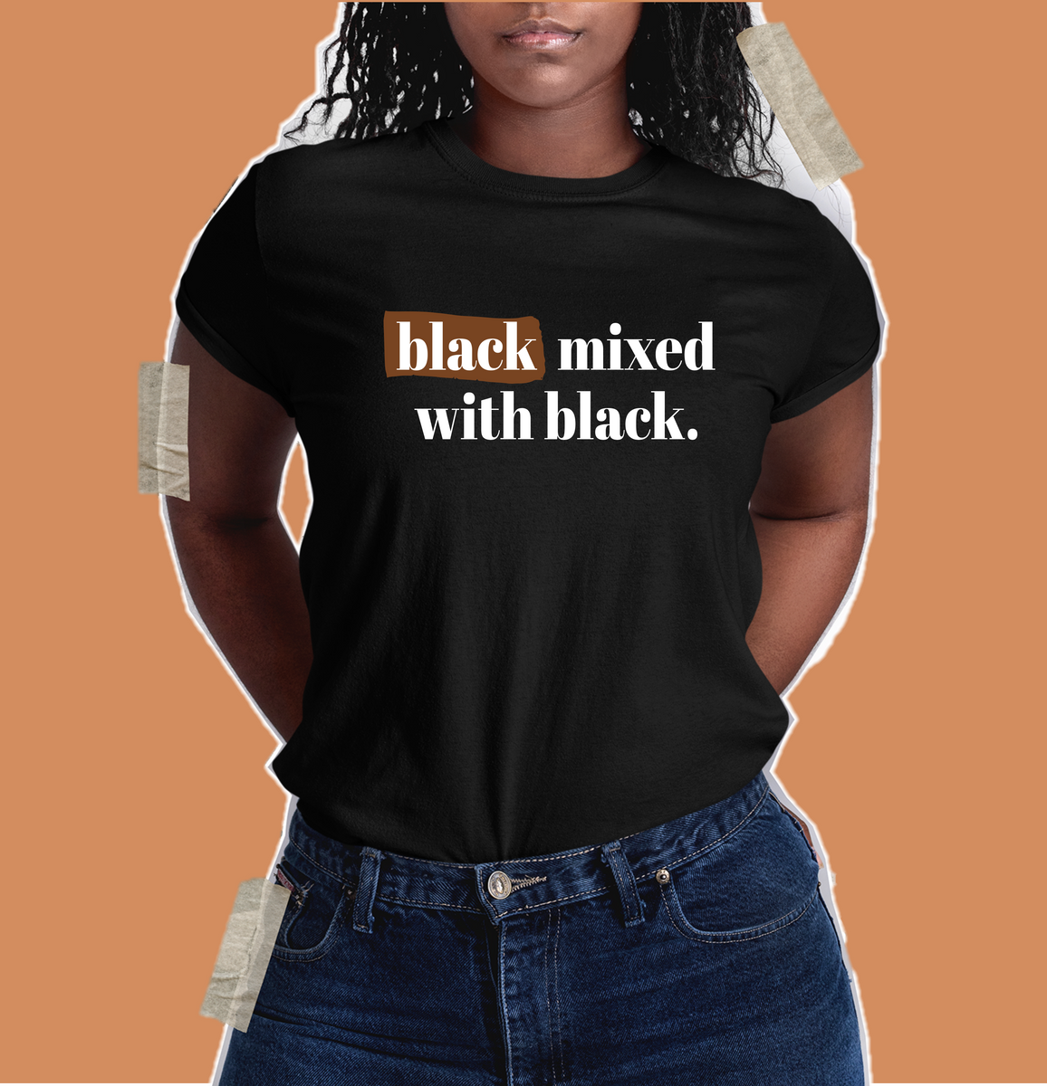 Black Mixed with Black Shirt - Unisex – My Black Clothing